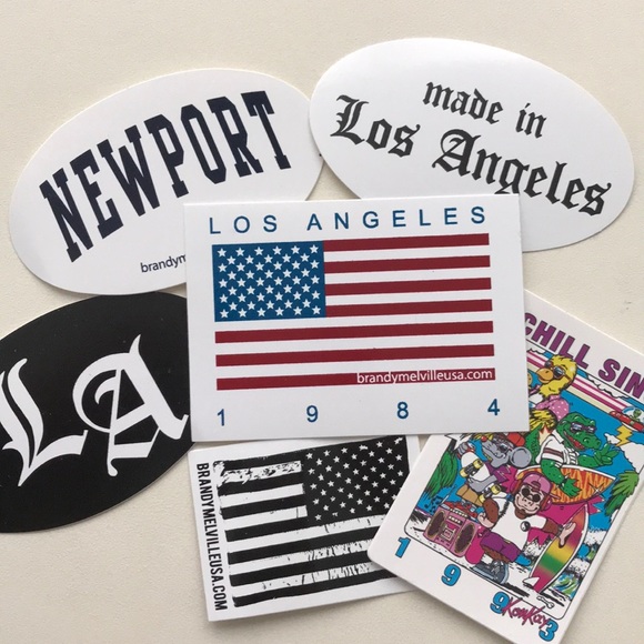 Brandy Melville Accessories - 6 brandy Melville Stickers